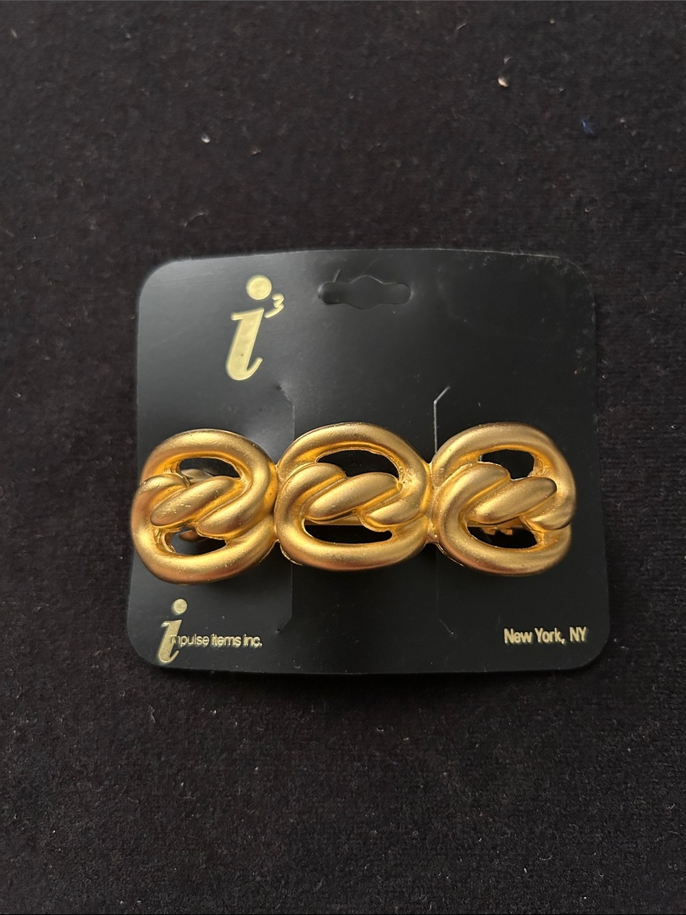 New, Hair Barrette (Abstract Design)